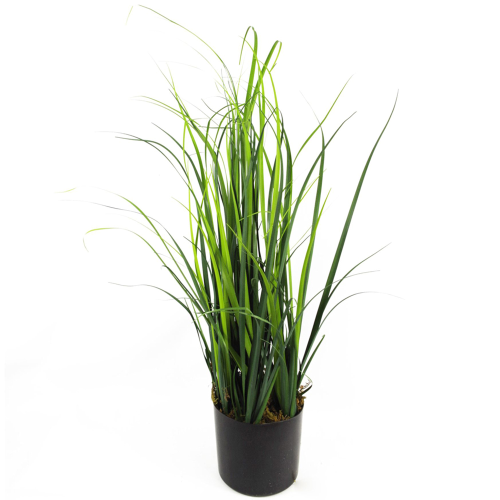Leaf Artificial Lemongrass Grass Plant Pot 60cm Image 1