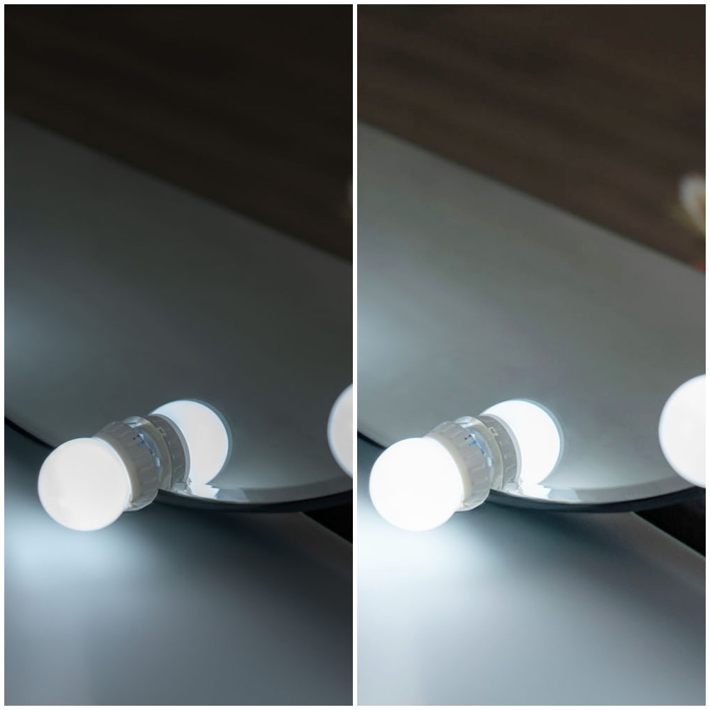 ValueLights 10 LED Bulb Stick On Hollywood Vanity Lighting Strip Image 5