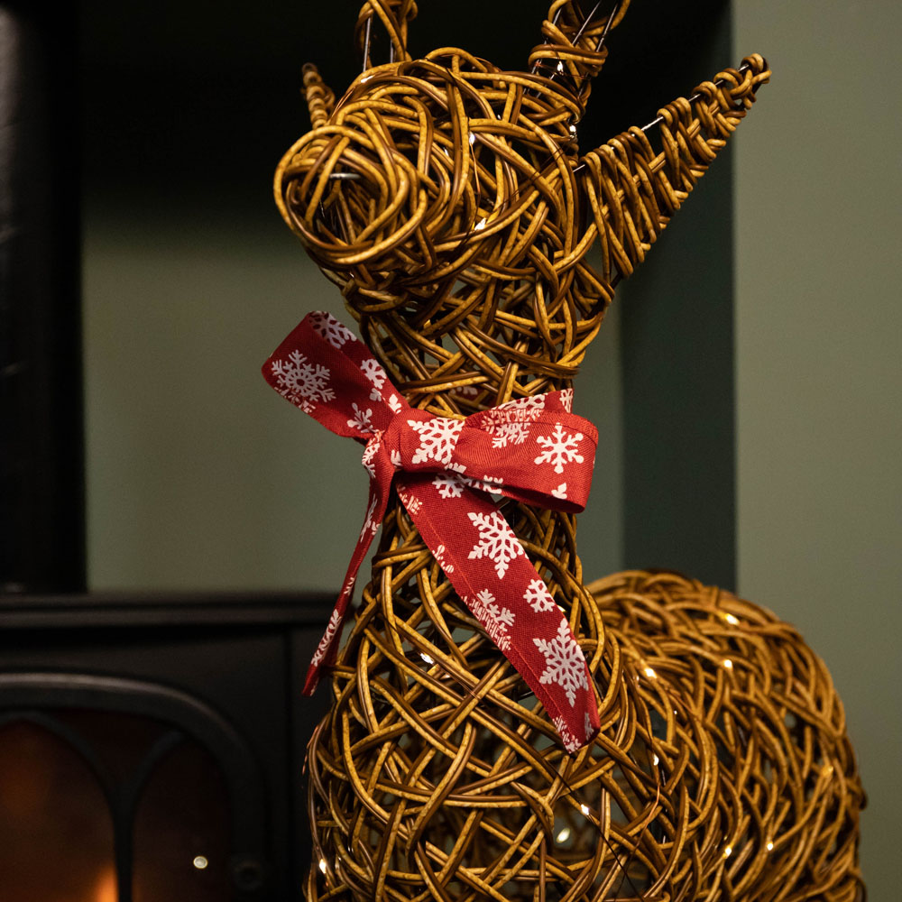 Samuel Alexander Brown Reindeer Warm White LED Christmas Decoration Image 5