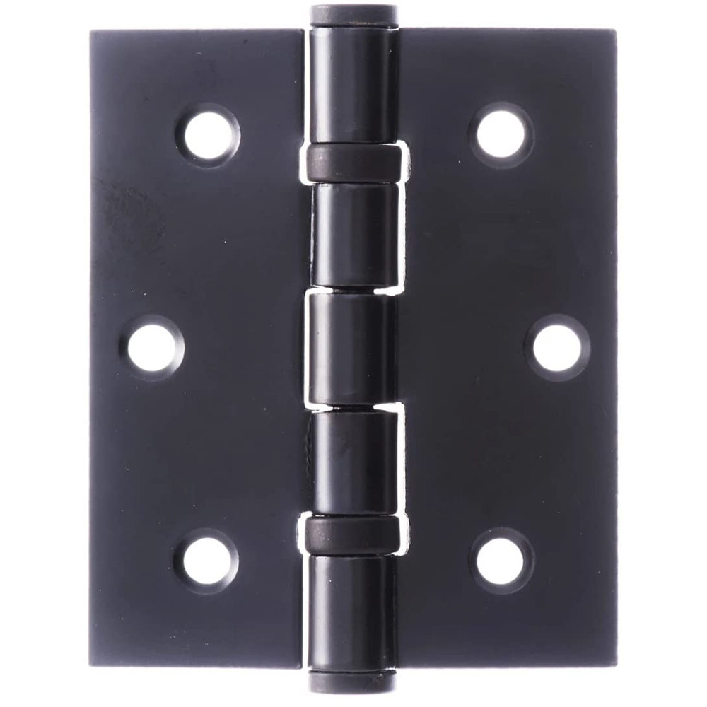 Golden Grace Matt Black Finish Ball Bearing Timber Door Hinge 75mm 2 Pack Image 2