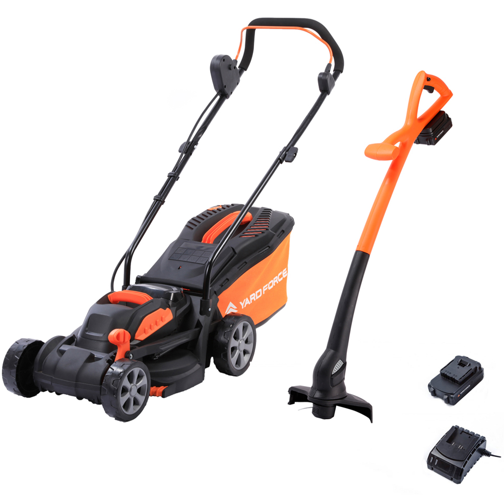 Yard Force LM C33B LT C25B UK 20V Cordless 33cm Lawnmower with Charger Image 1