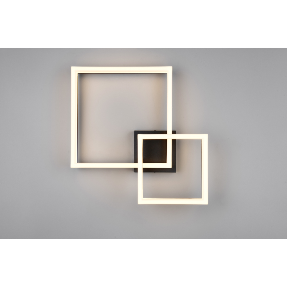 TRIO Camino Matt Black LED Ceiling Light Image 3