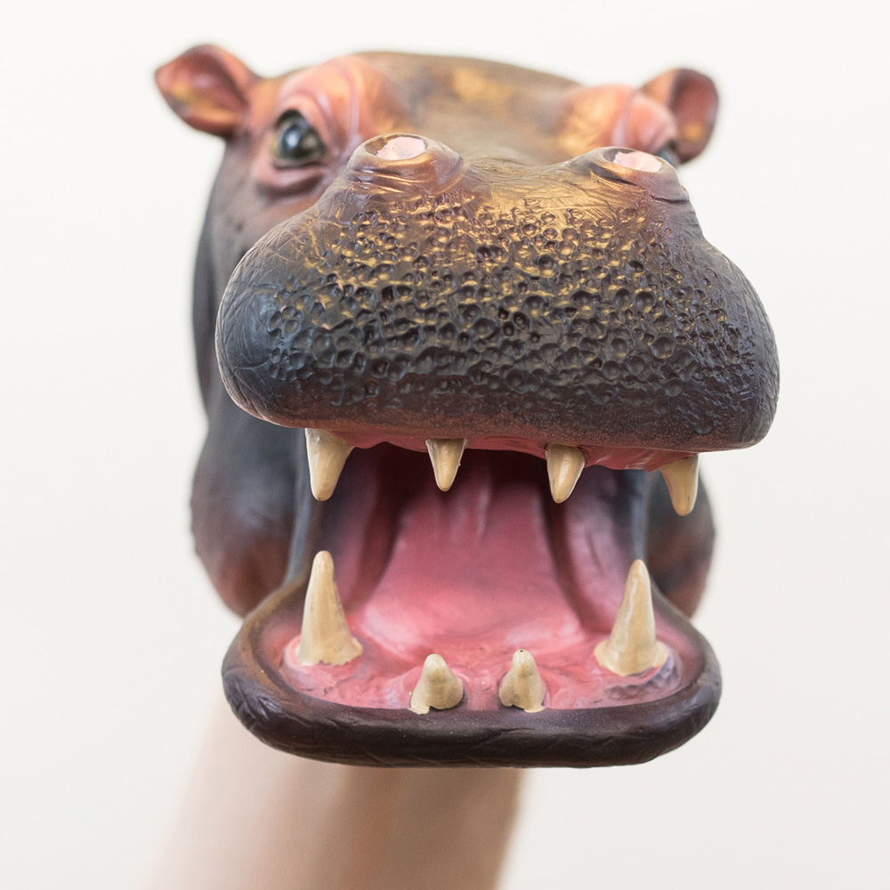 Wild Thingz Hippo Hand Puppet Image 4
