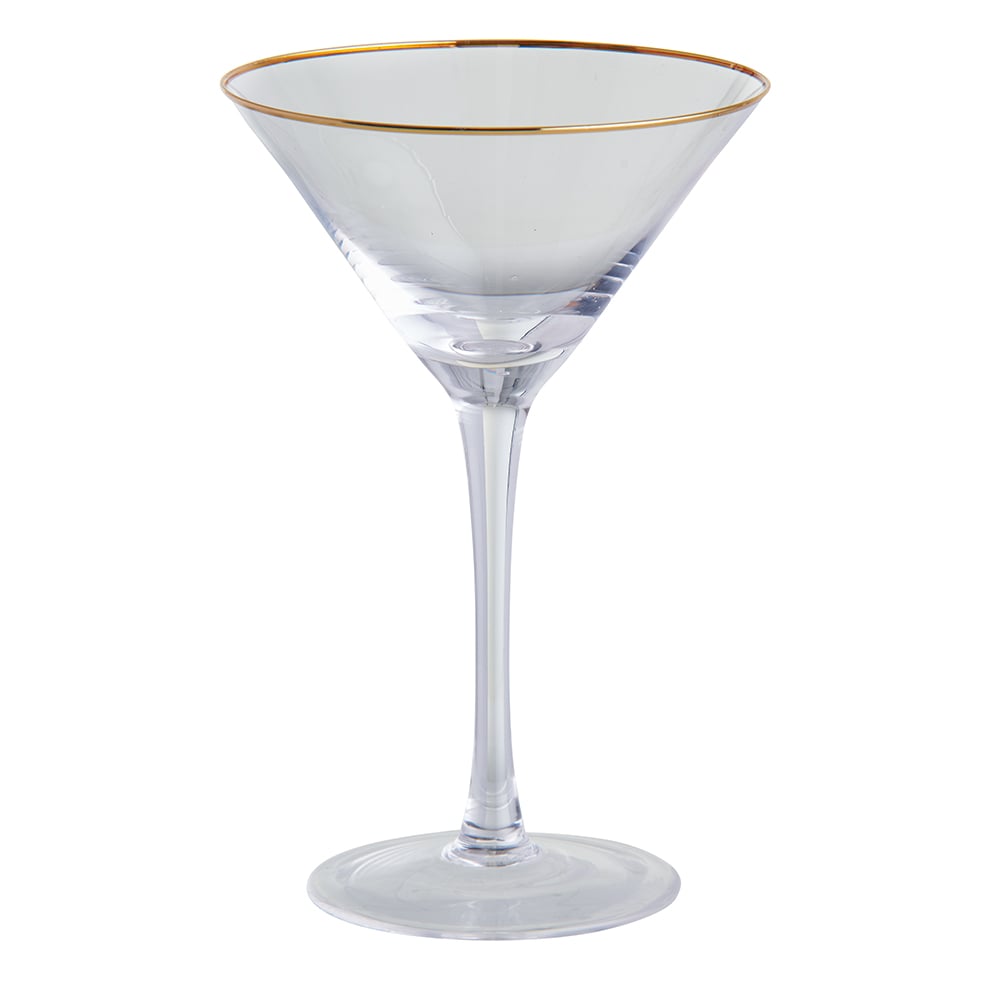 Wilko Gold Rim Cocktail Glass 2 Pack Image 2