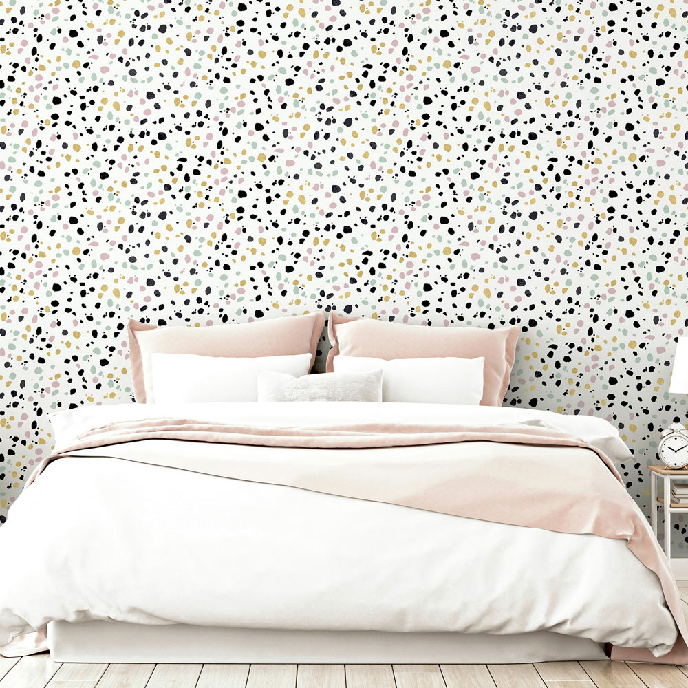 Arthouse Dalmatian Pastel Multicolour Wallpaper Image 3