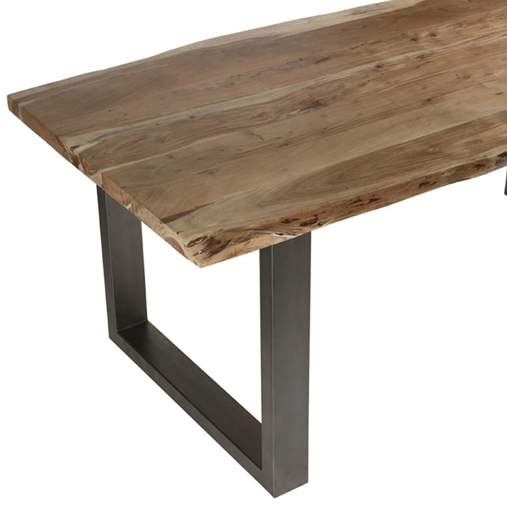 Brooklyn Barima 6 Seater Wooden Dining Table Image 5