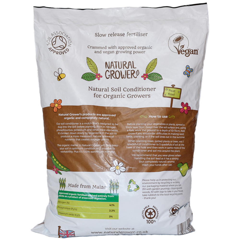 Natural Grower Plant Feed and Soil Conditioner 50L Image 3