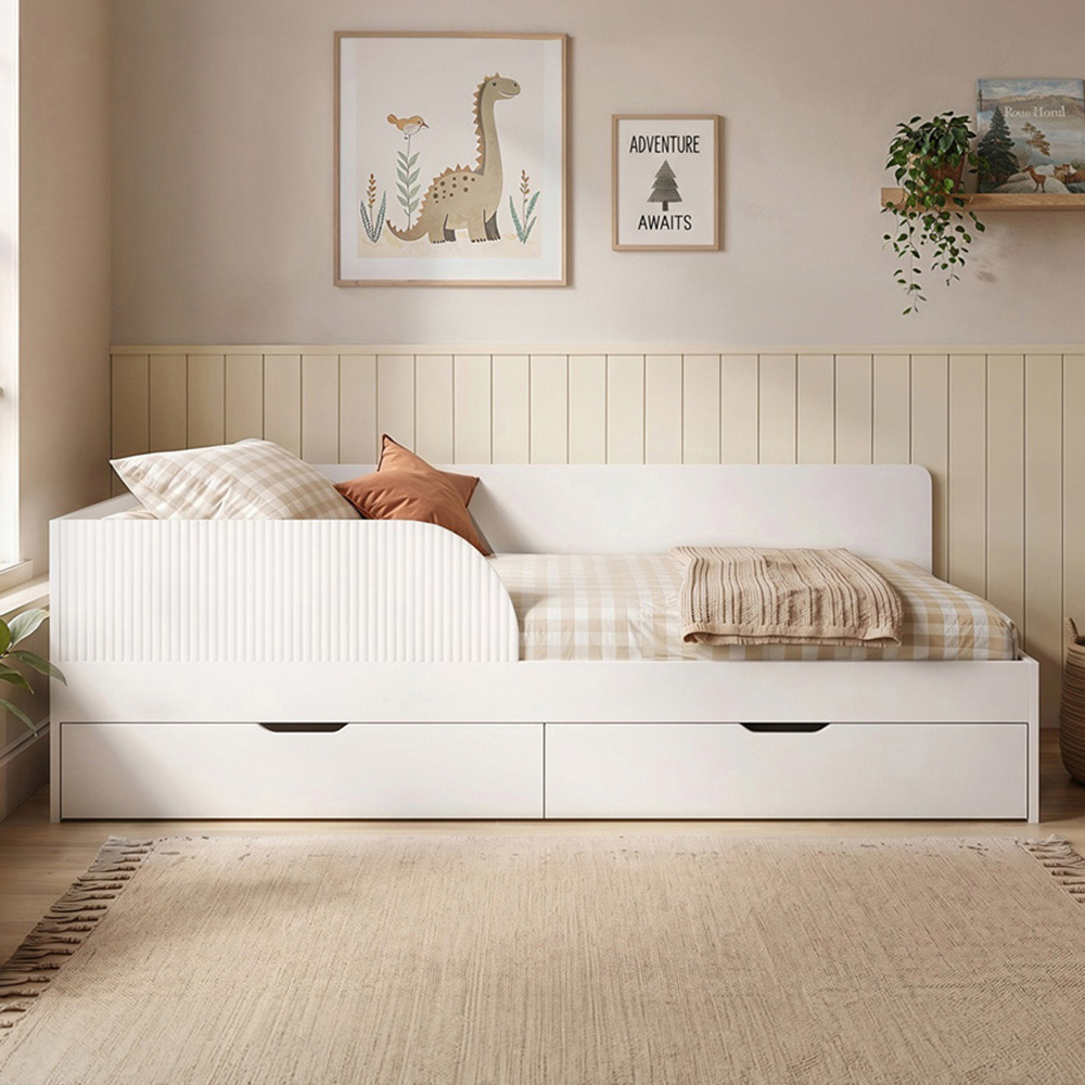 Flair Aris Single White Montessori Bed Image 1
