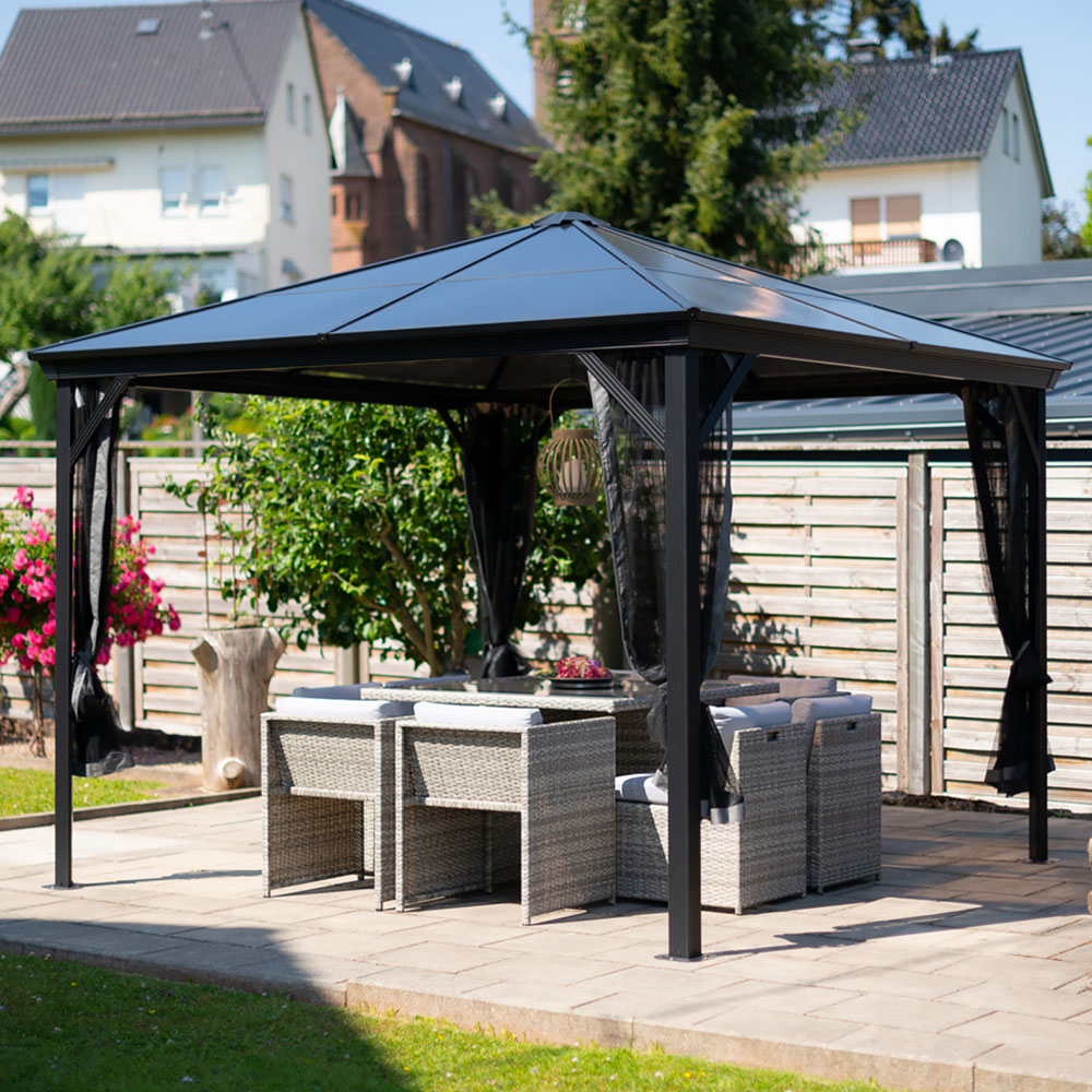 Sojag Verona 3 x 3m Grey Gazebo Image 1