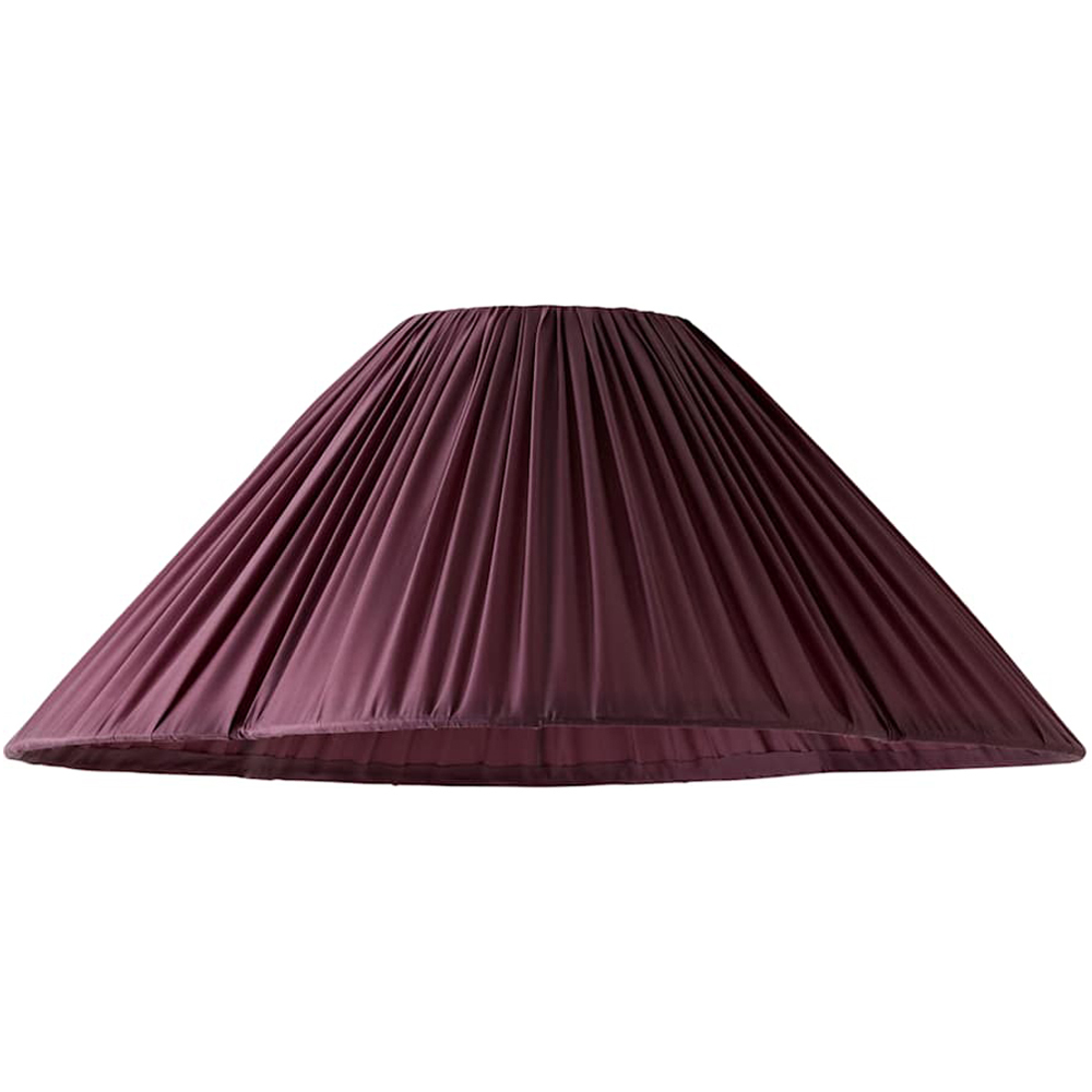 ValueLights Posie Pink Gathered Tapered Wave Easy Fit Pendant Lamp Shade 50cm Image 1