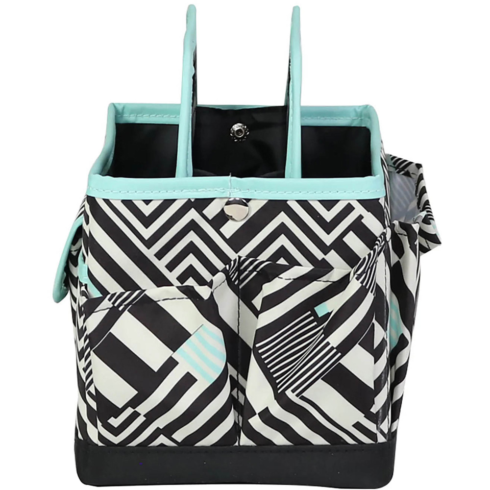 Everything Mary EVM12830-2 Black and Mint Geometric Desktop Organiser 20.3 x 15.2 x 21.6cm Image 5