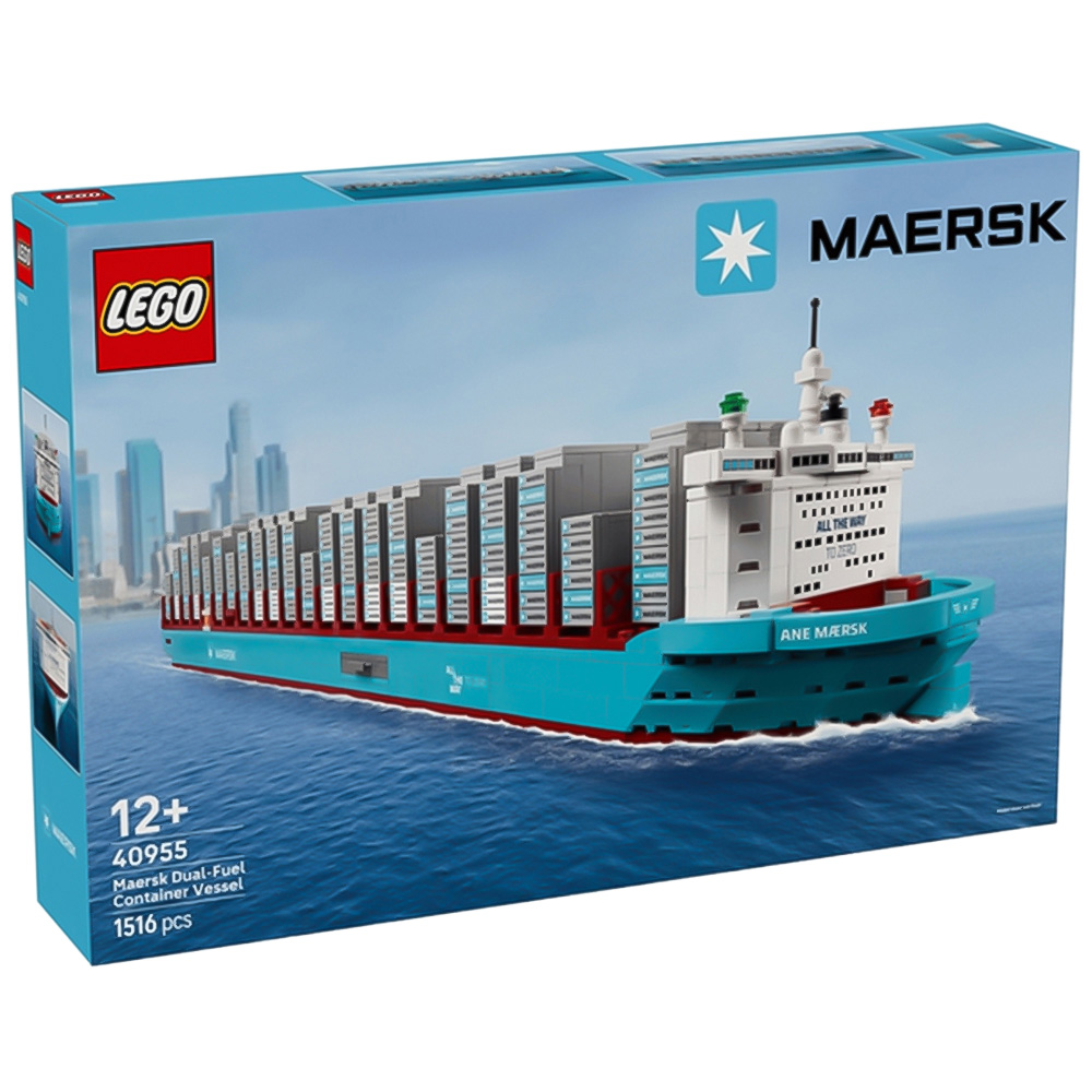 LEGO 40955 Maersk Dual-Fuel Container Ship Set 1516-Piece Image 1