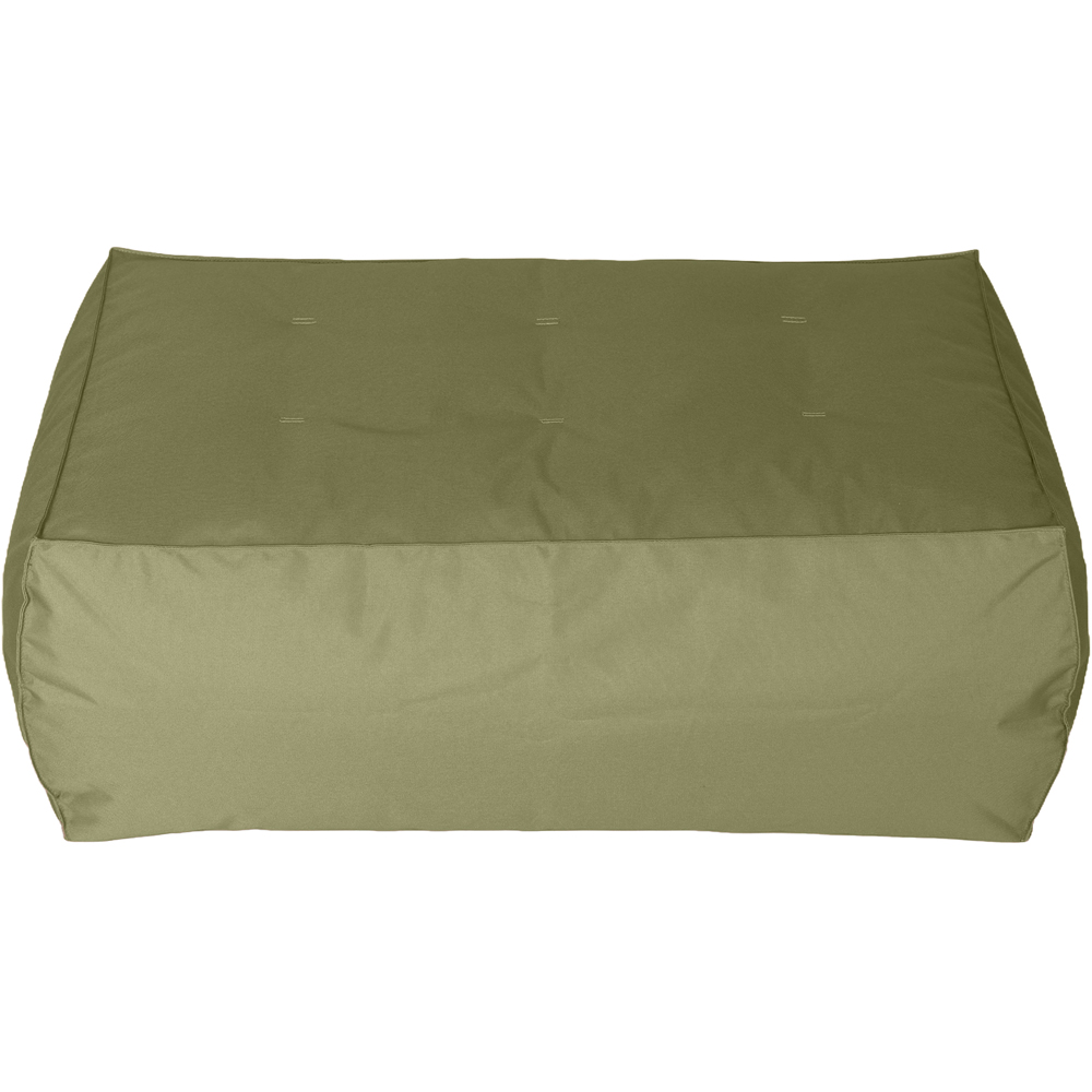 Kaikoo Khaki Lounger with Footstool Image 9