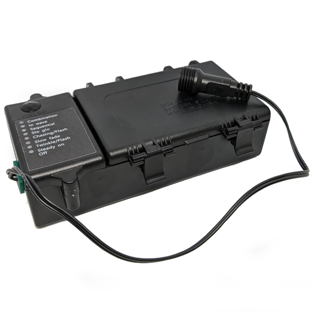 Best Artificial 400 Warm White Multi Function Battery Powered Clear String Light Image 2