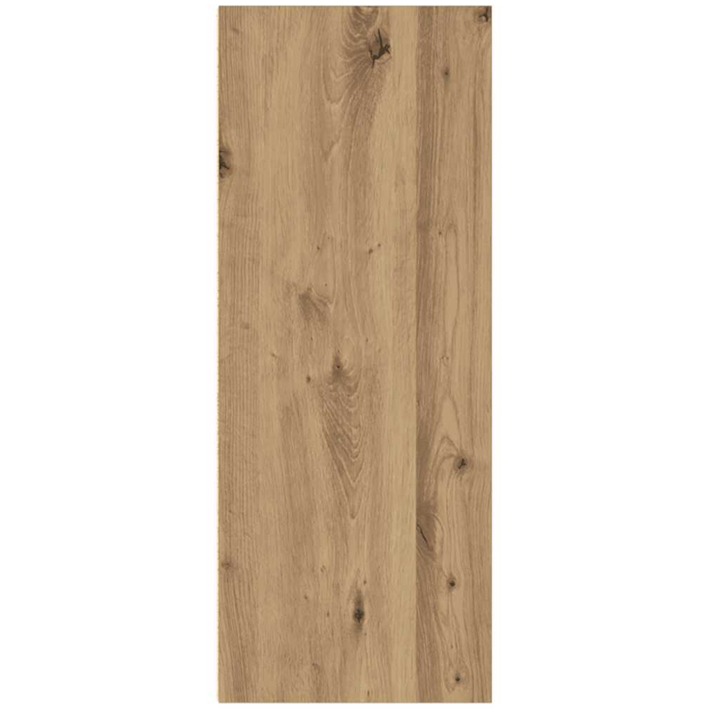 vidaXL 2 Shelf Artisian Oak Bookcase Image 6