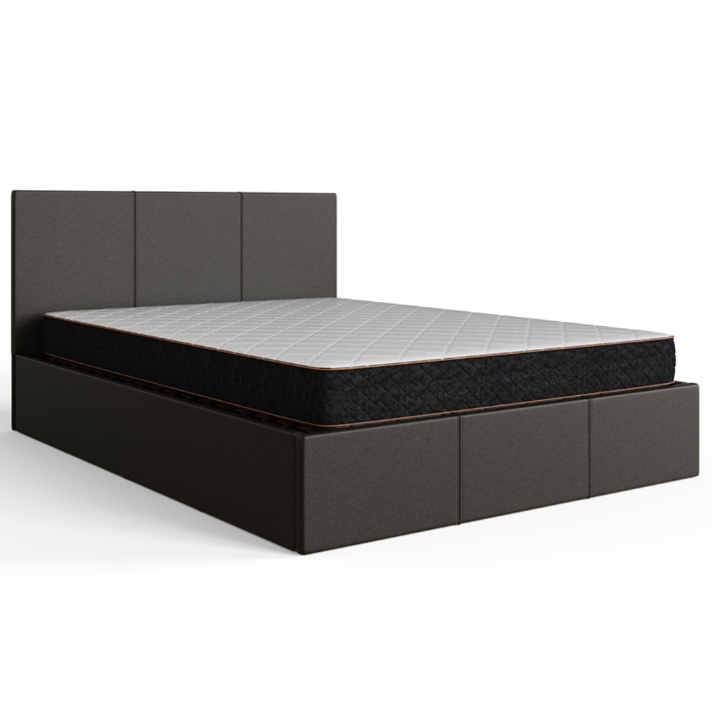 GFW Double Grey End Lift Ottoman Bed Image 3