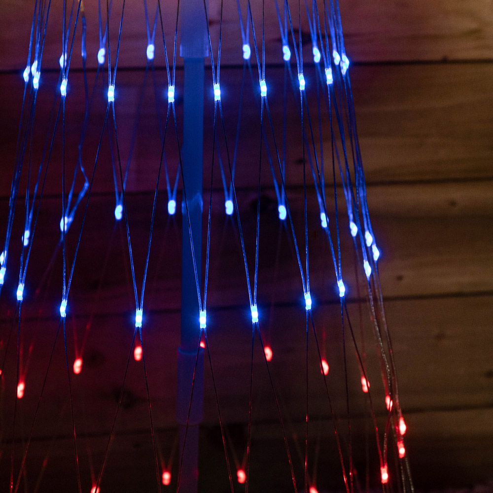Samuel Alexander Multicolour LED Light Up Christmas Cone Tree 5.9ft Image 3