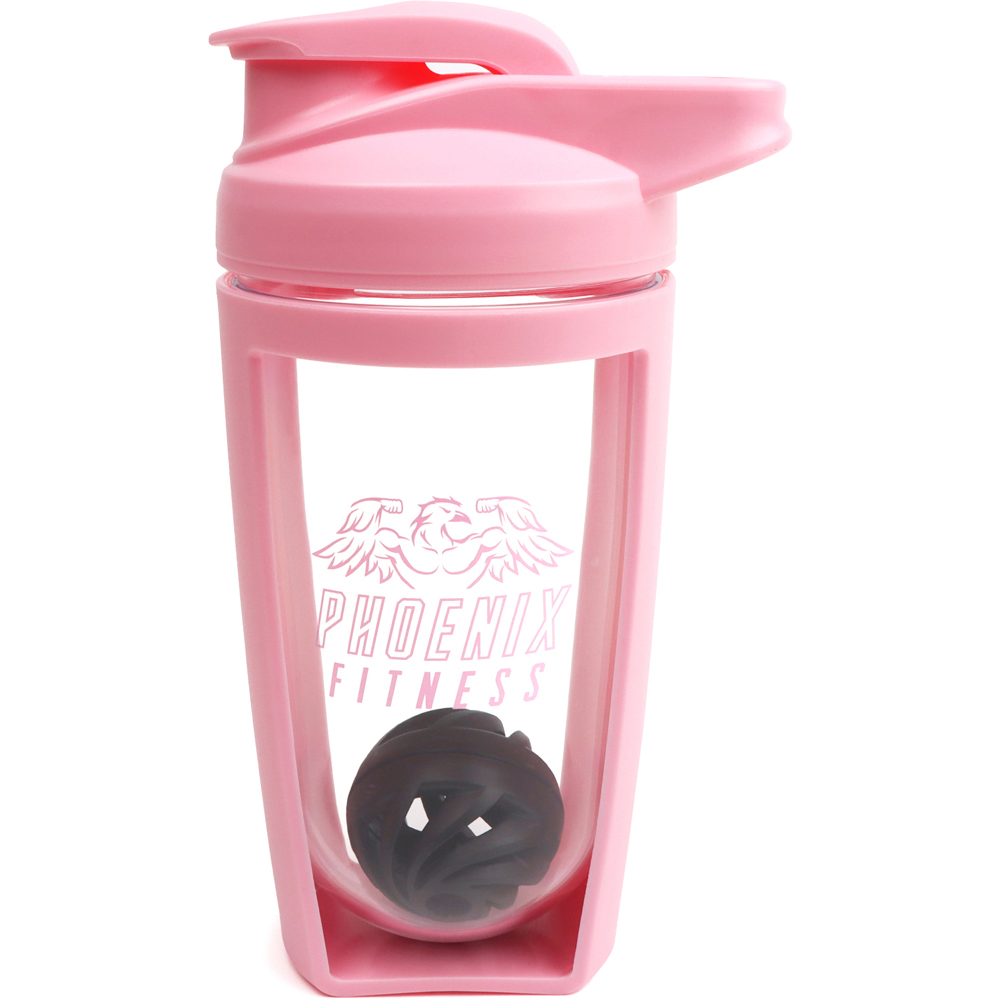 Phoenix Protein Pink Shaker Bottle Image 1