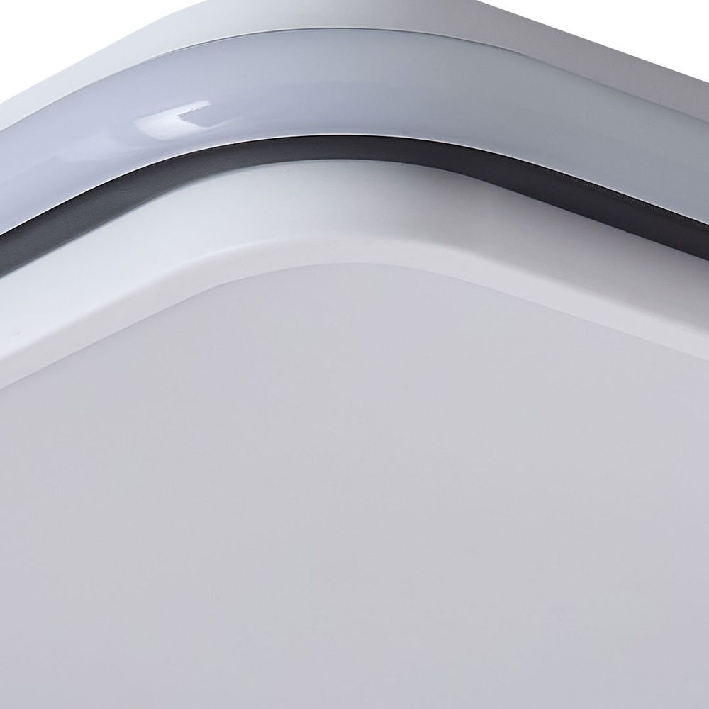 Living and Home Black and White LED Ceiling Light with 3 Colour Temperatures Image 3