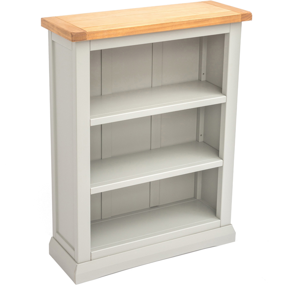 Loreo 3 Shelf Light Grey Bookcase Image 4