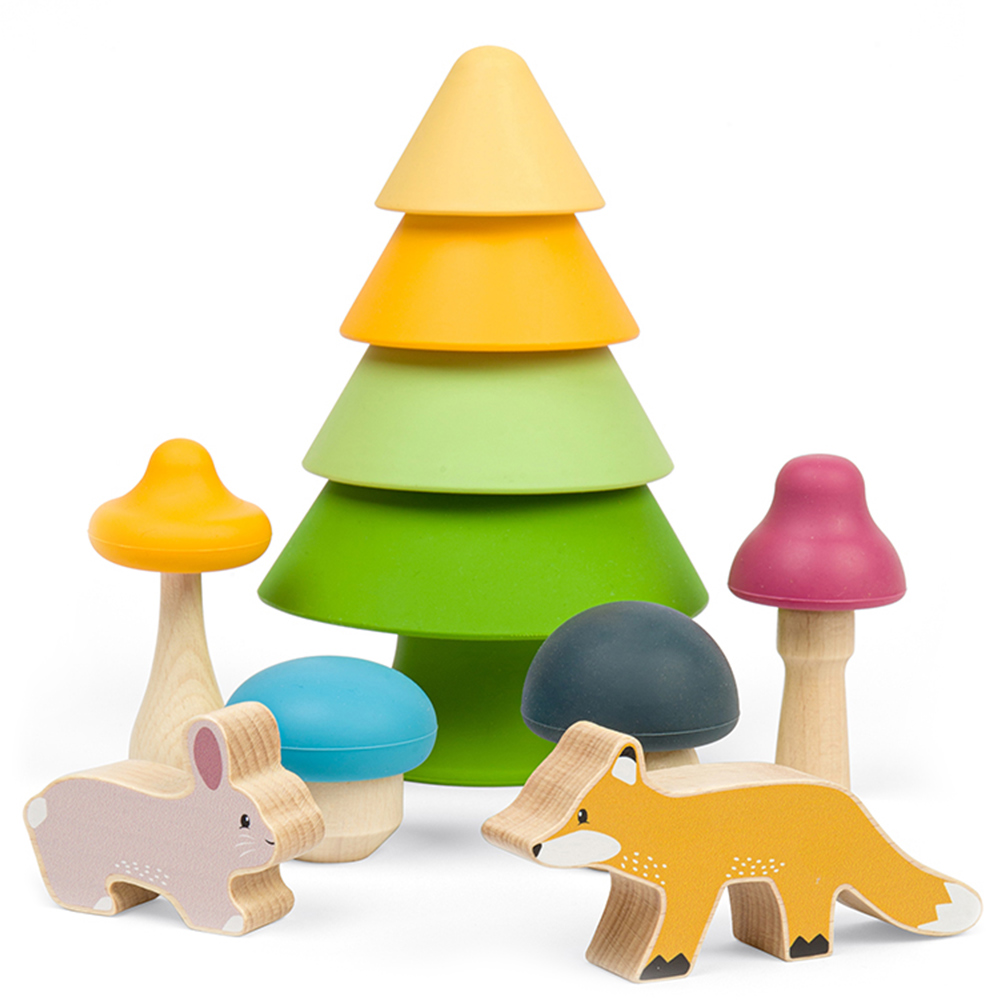 Bigjigs Toys Forest Friends Playset Multicolour Image 3