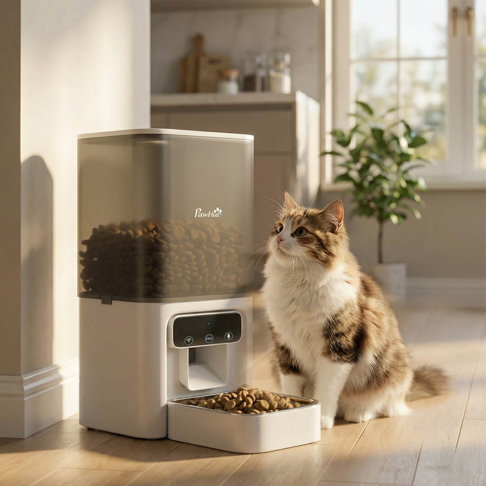 PawHut 4.5L Automatic Cat Feeder with Timer Image 2