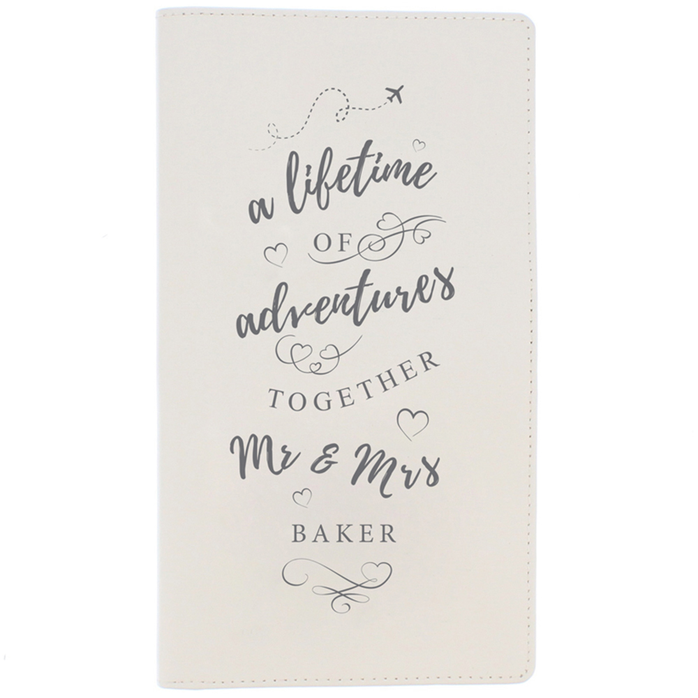 Personalised Memento Personalised A Lifetime of Travel Document Holder Image 1
