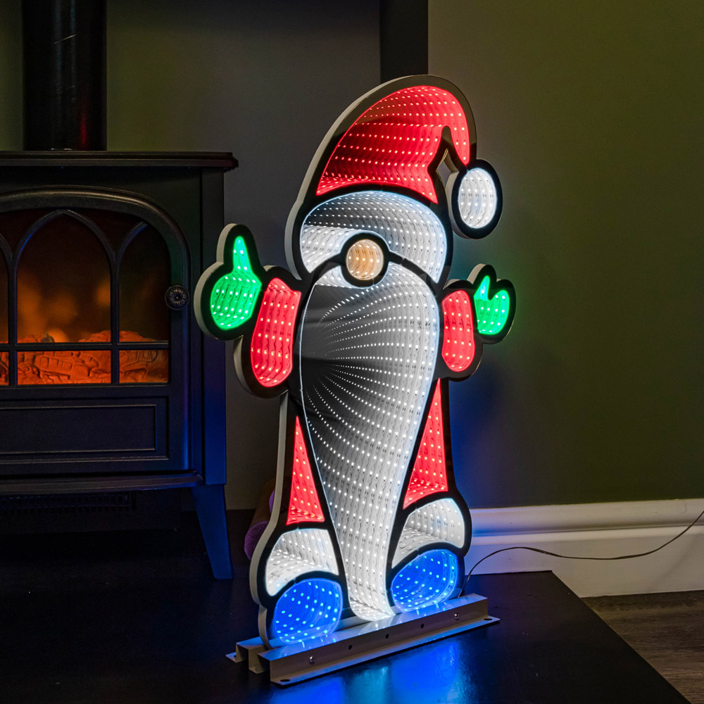 Samuel Alexander Infinity Christmas Santa on Metal Base 60cm Image 5