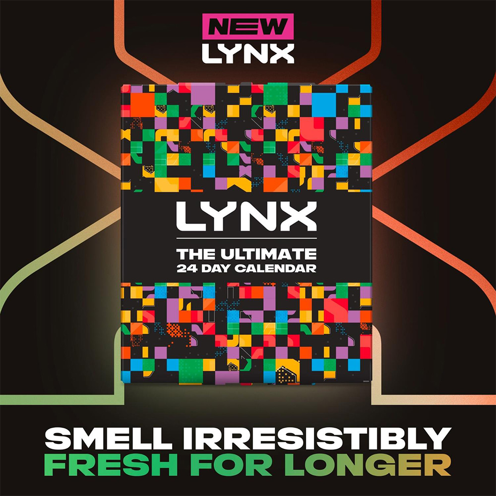 Lynx 24-Day Countdown Advent Calendar Gift Set with 17 Products and 7 Gifts 4 Pack Image 3