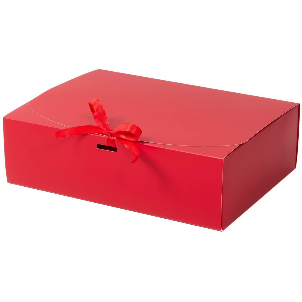 Pack of 5 Flatpack Gift Boxes Red Image 3
