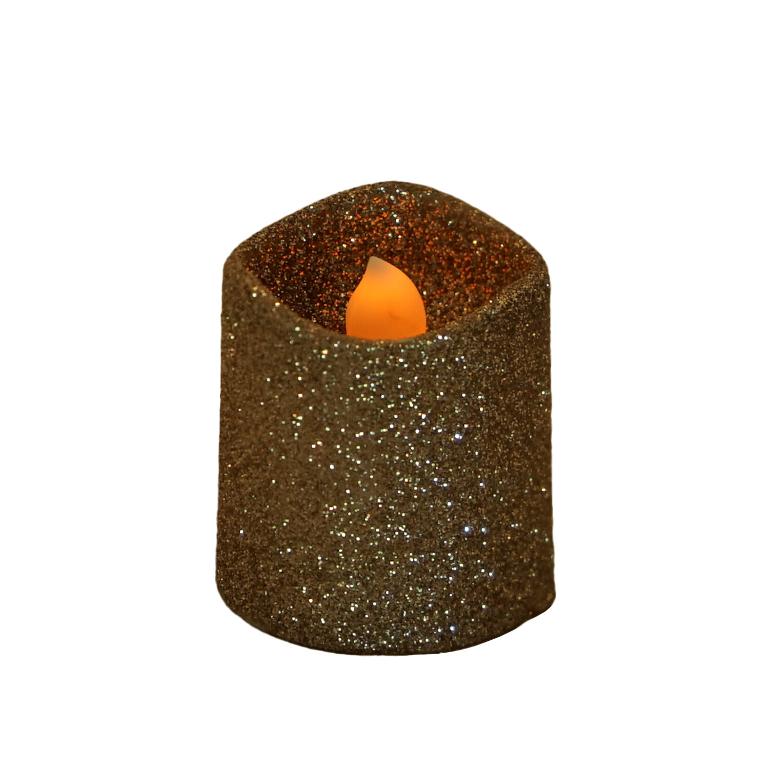 Single Glitter LED Candle 6 Pack in Assorted styles Image 5