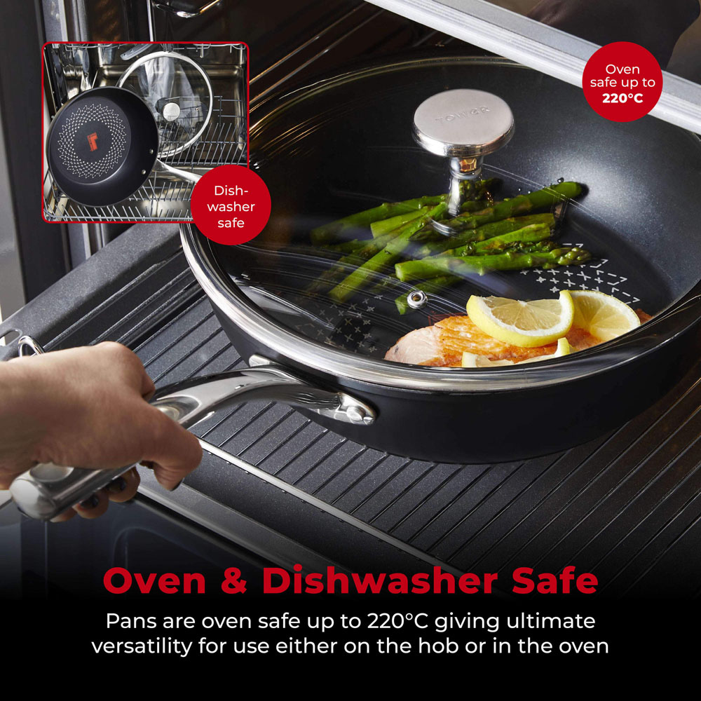 Tower Smart Start Ultra Forged 26cm Aluminium Multi Pan Image 9