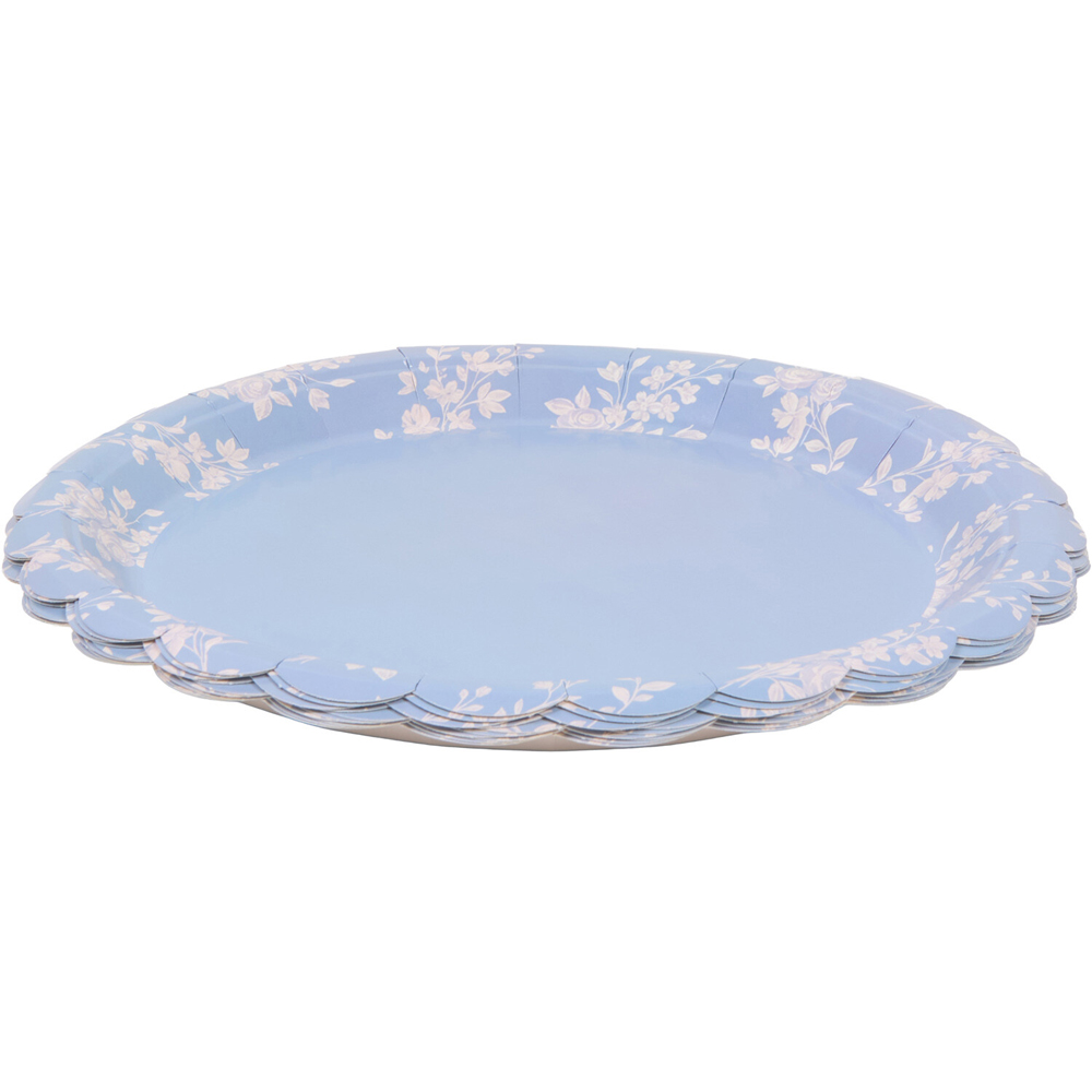 Pack of 10 Modern Floral Plates Image 5