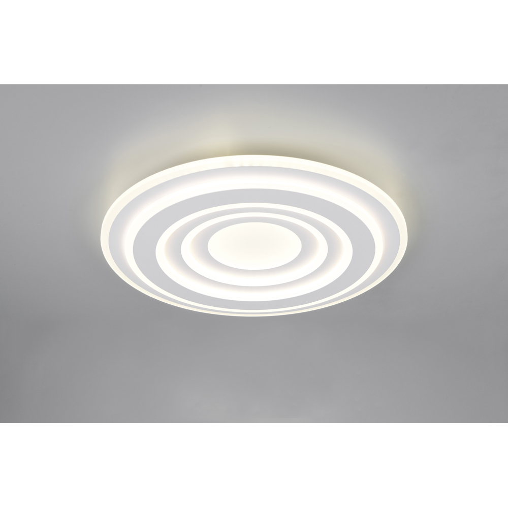 TRIO Costa White Matt Integrated LED Ceiling Light Image 3
