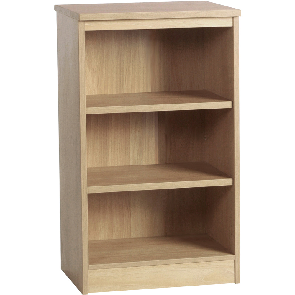R White Cabinets 3 Shelf Sandstone Mid Height Bookcase Image 2