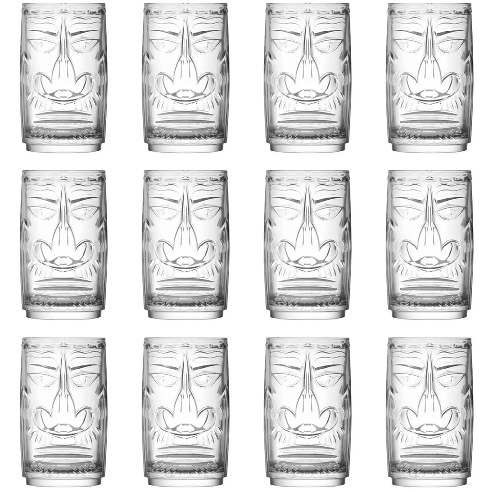 RCR Crystal Tiki Sardinia Clear Highball Glass 460ml 12 Pack Image 1