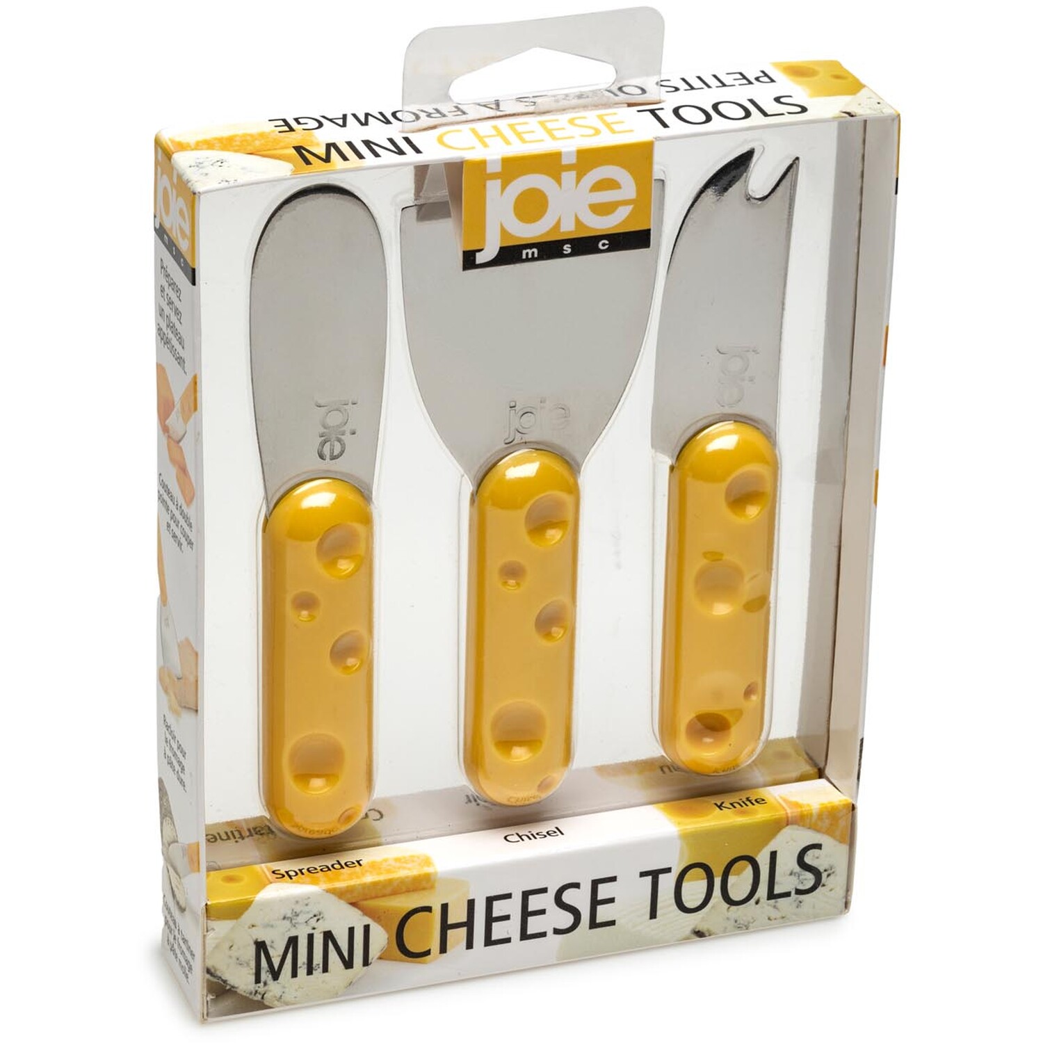 Set of 3 Mini Cheese Tools - Yellow Image 2