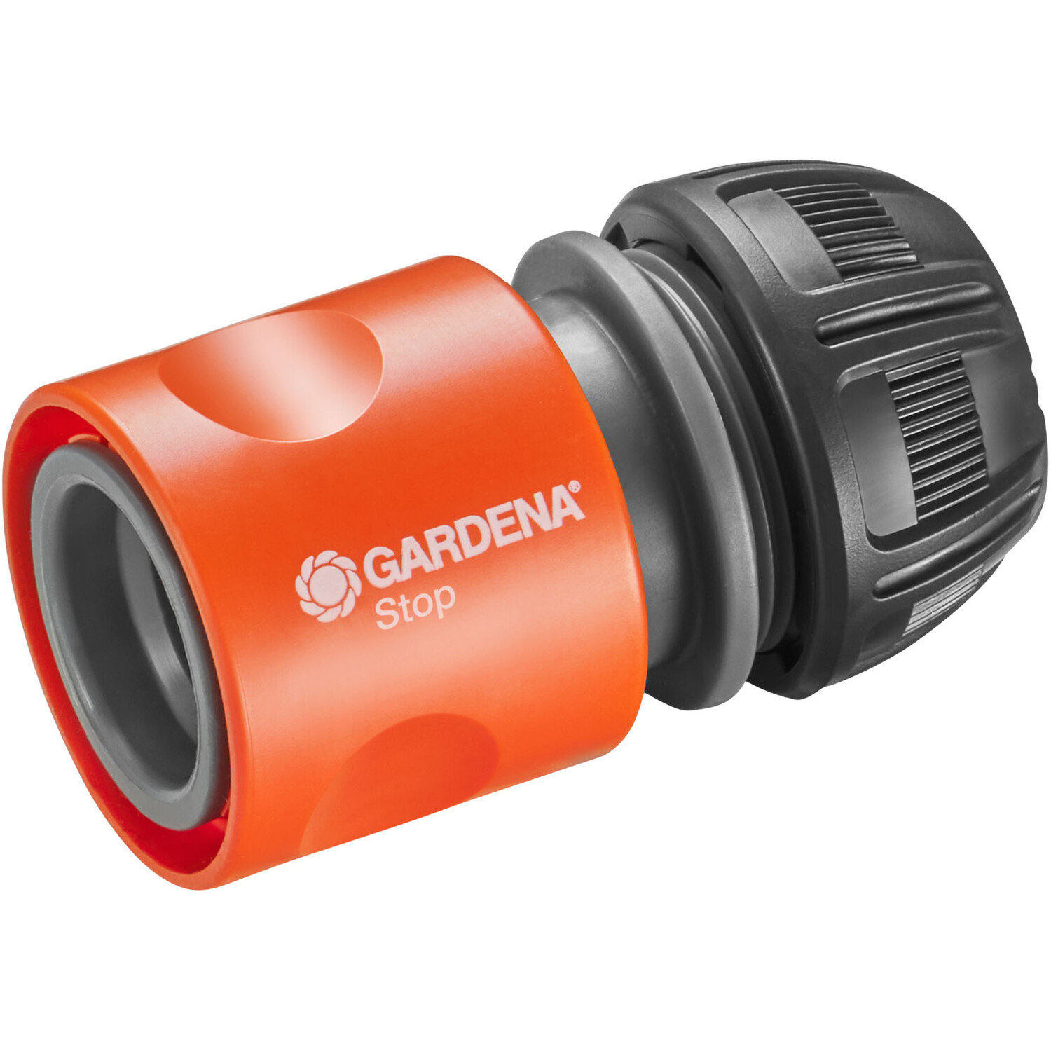 Gardena Water Stop Hose Connector with Power Grip Image 2