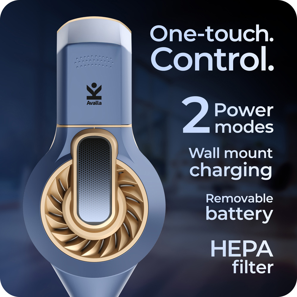 Avalla D-3 AVD-3-BUN-HAIR Handheld Cordless Vacuum Cleaner 150W Image 6