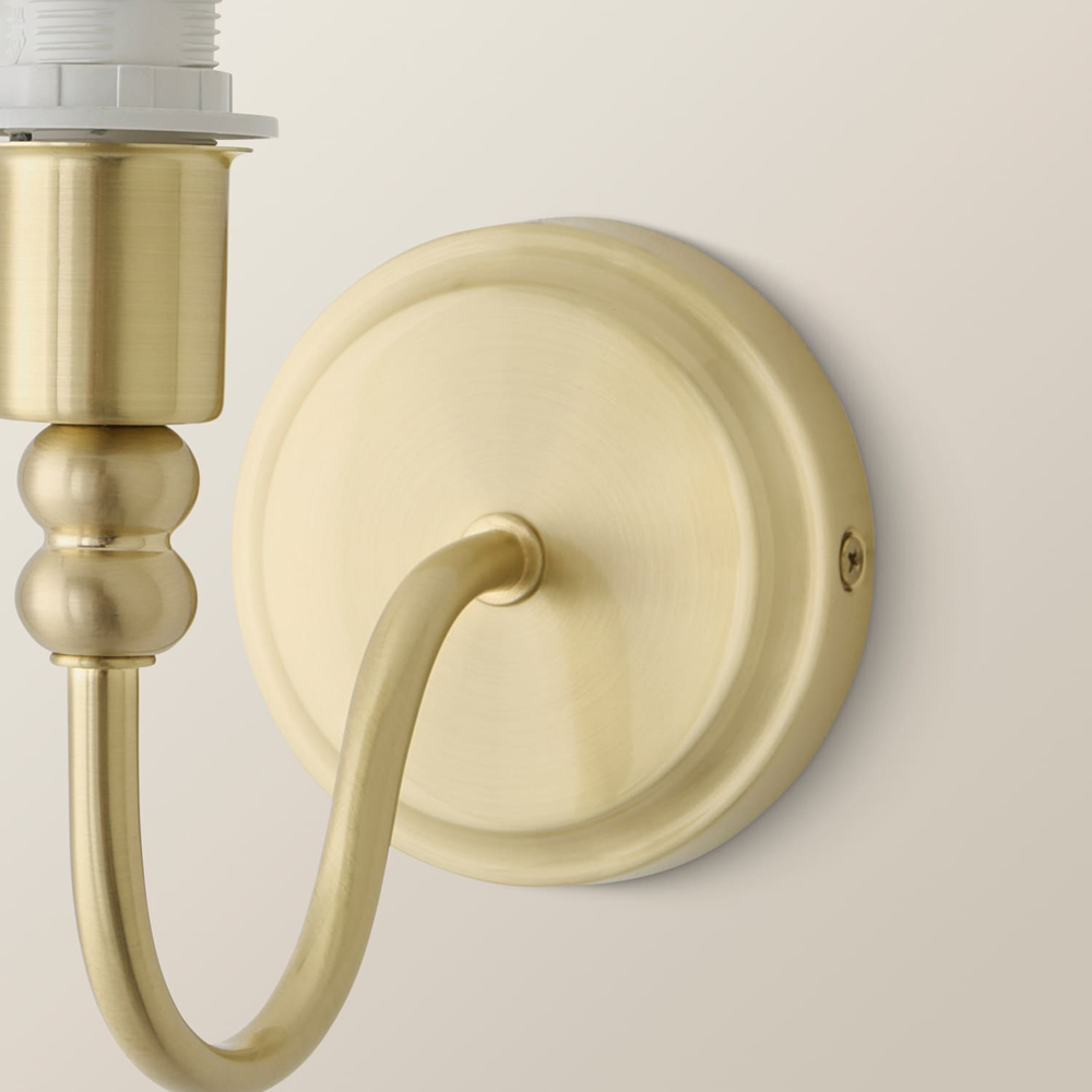 ValueLights Binky Gold Rechargeable Wall Light Base with Bulb Image 4