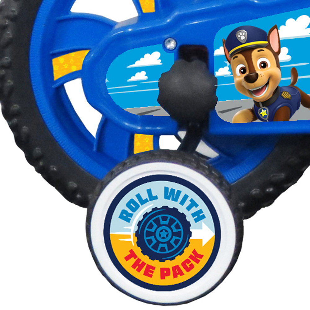 Denver Paramount Paw Patrol 12 inch Kids Bicycle with Stabilisers Image 7