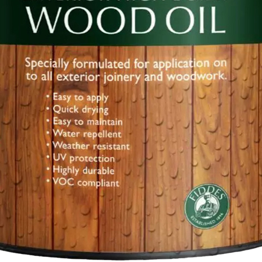 Fiddes Exterior UV High Build Wood Oil 3L Image 3
