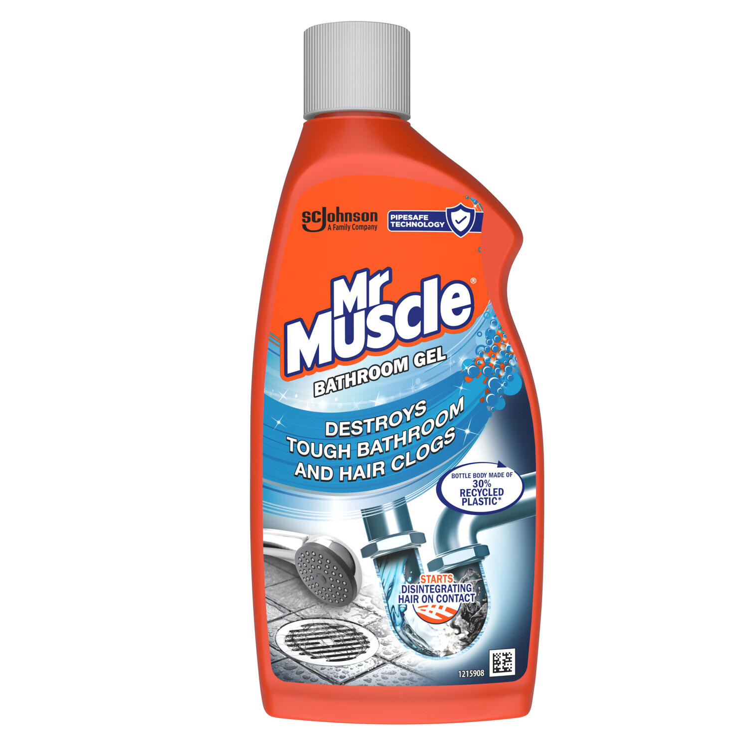 Mr Muscle Bathroom Drain Gel 500ml - Orange Image