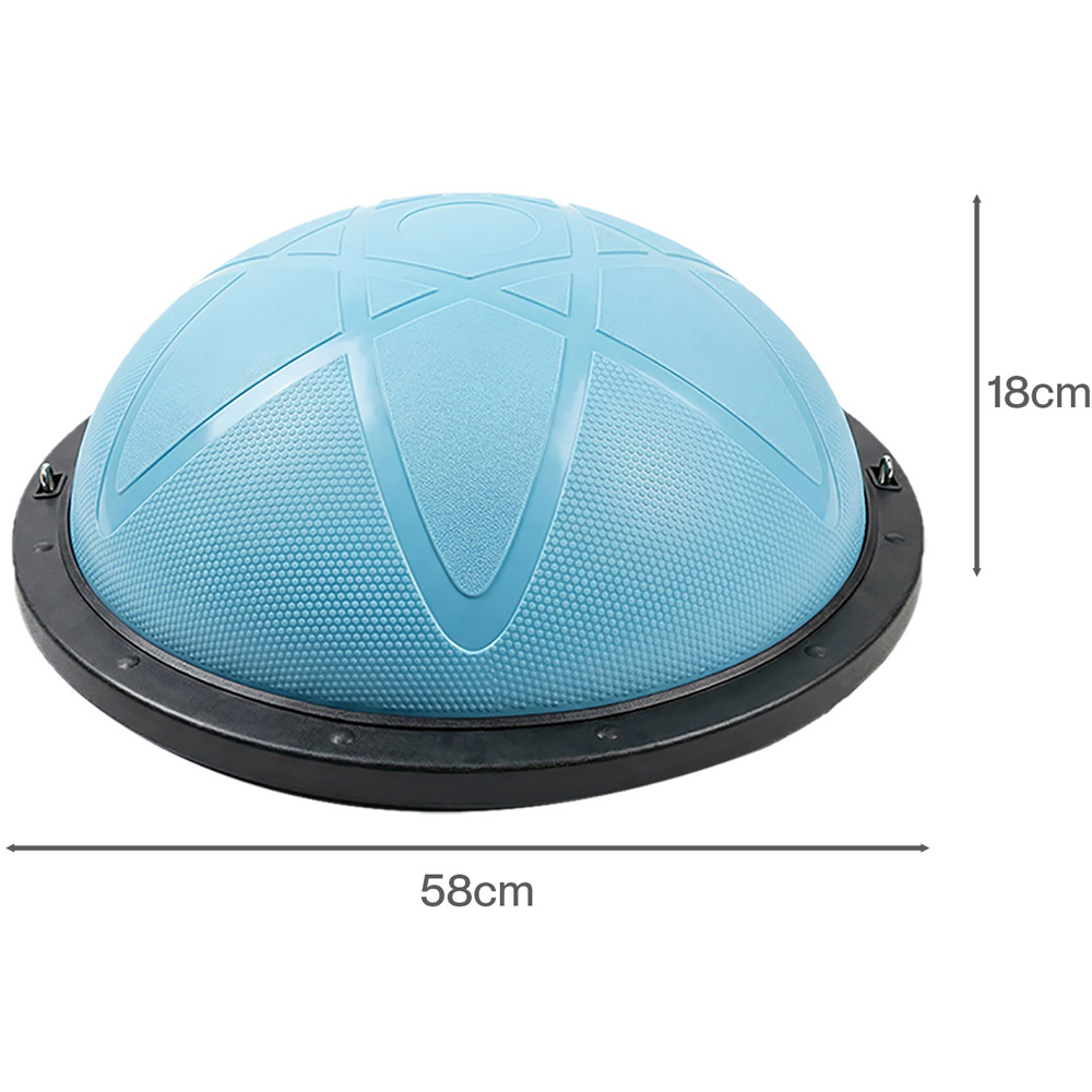Traderight Centra Anti-Burst Balance Trainer Ball with Resistance Bands Image 9