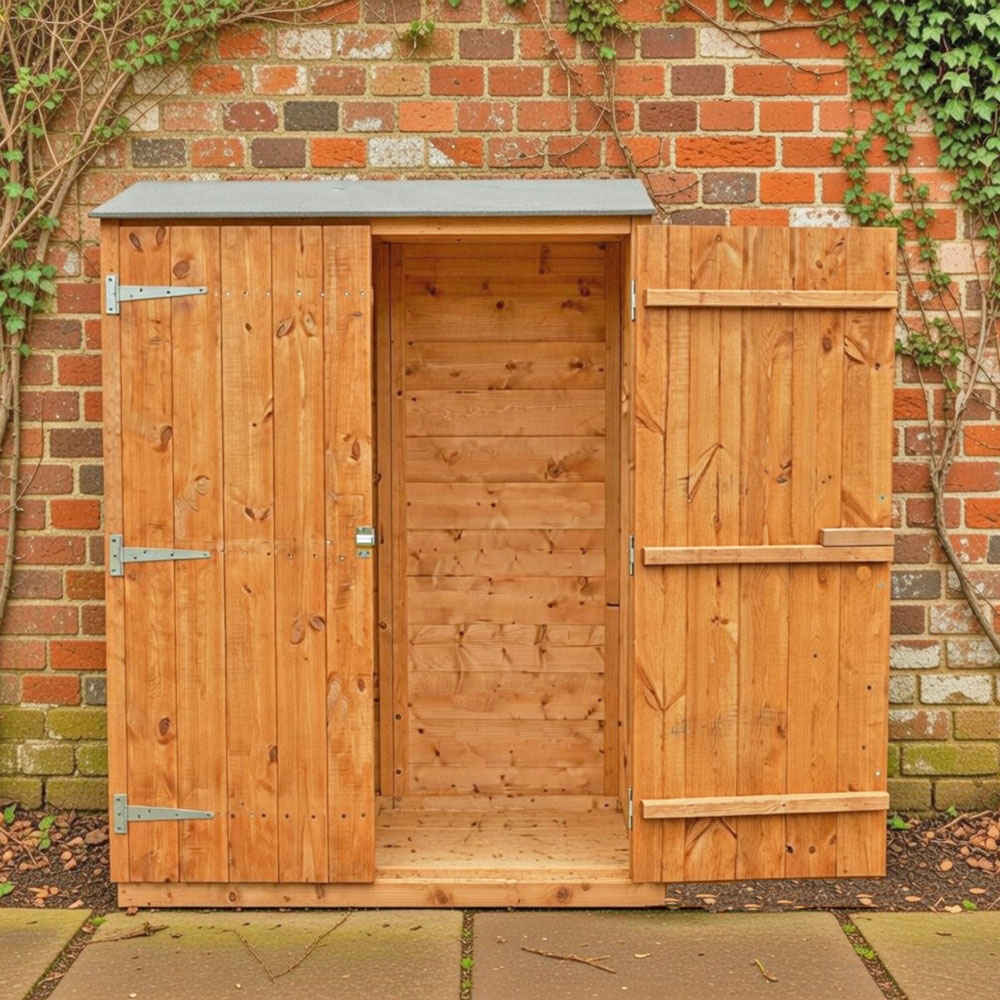 Shire 4 x 2ft Double Door Shiplap Tool Shed Image 4