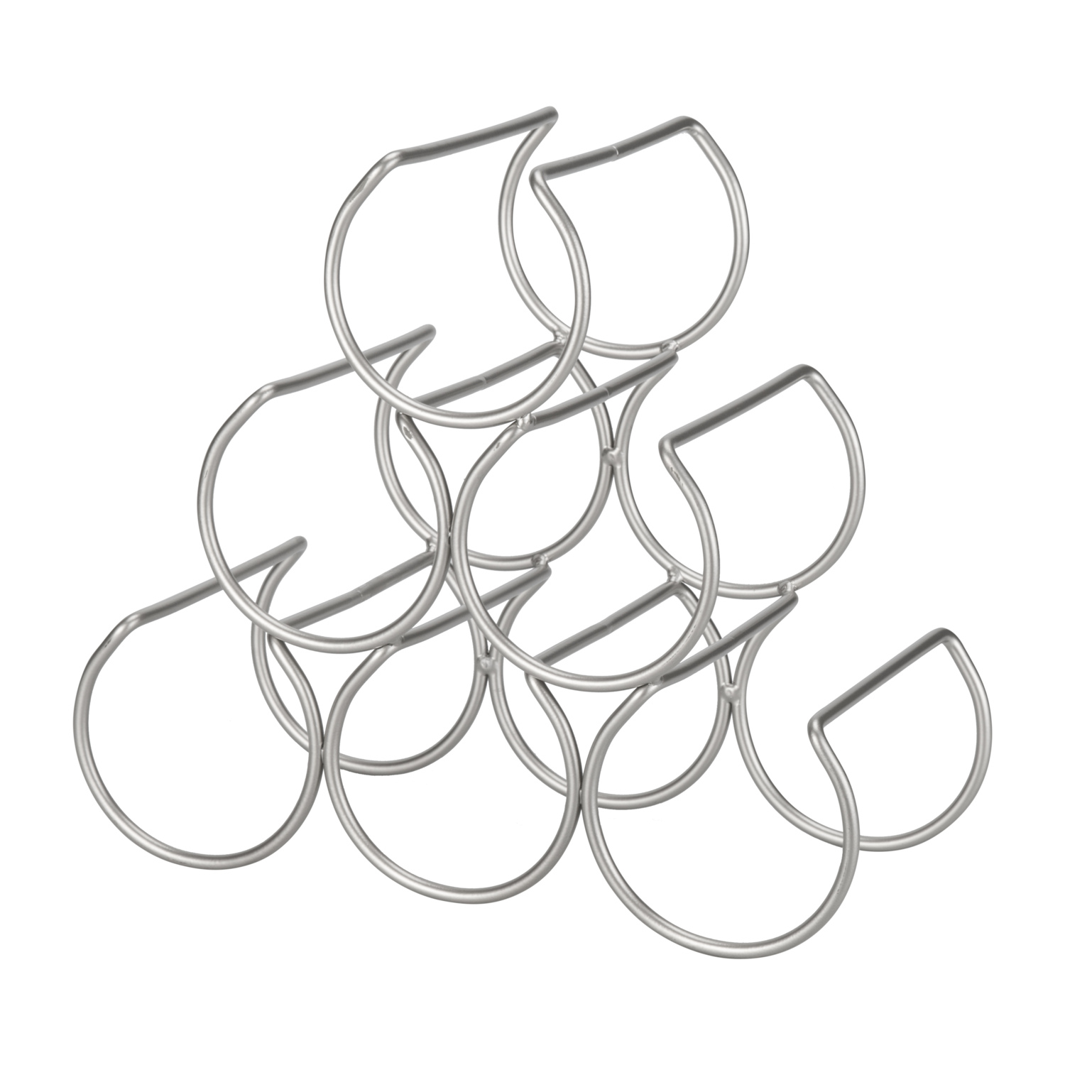 Circle Six Bottle Wine Rack Iron Image