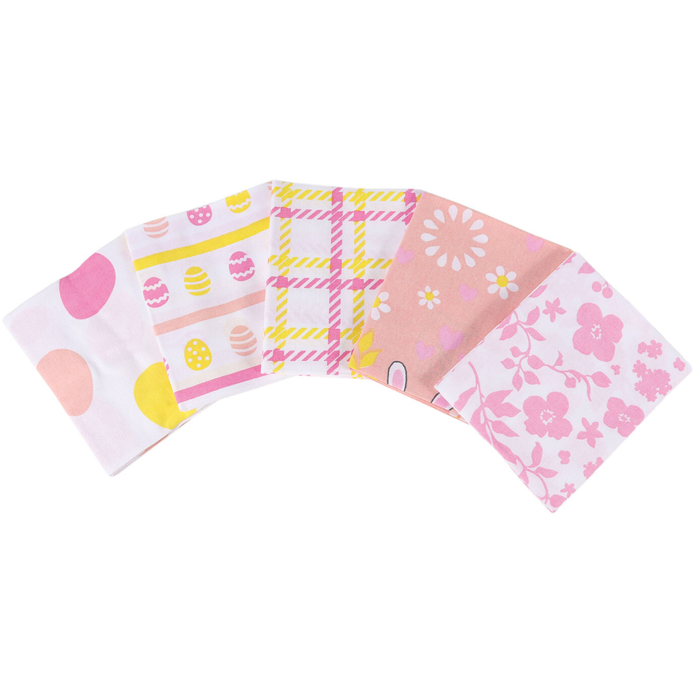 Easter Fabric Fat Quarters 55 x 45cm 5 Pack Image 7