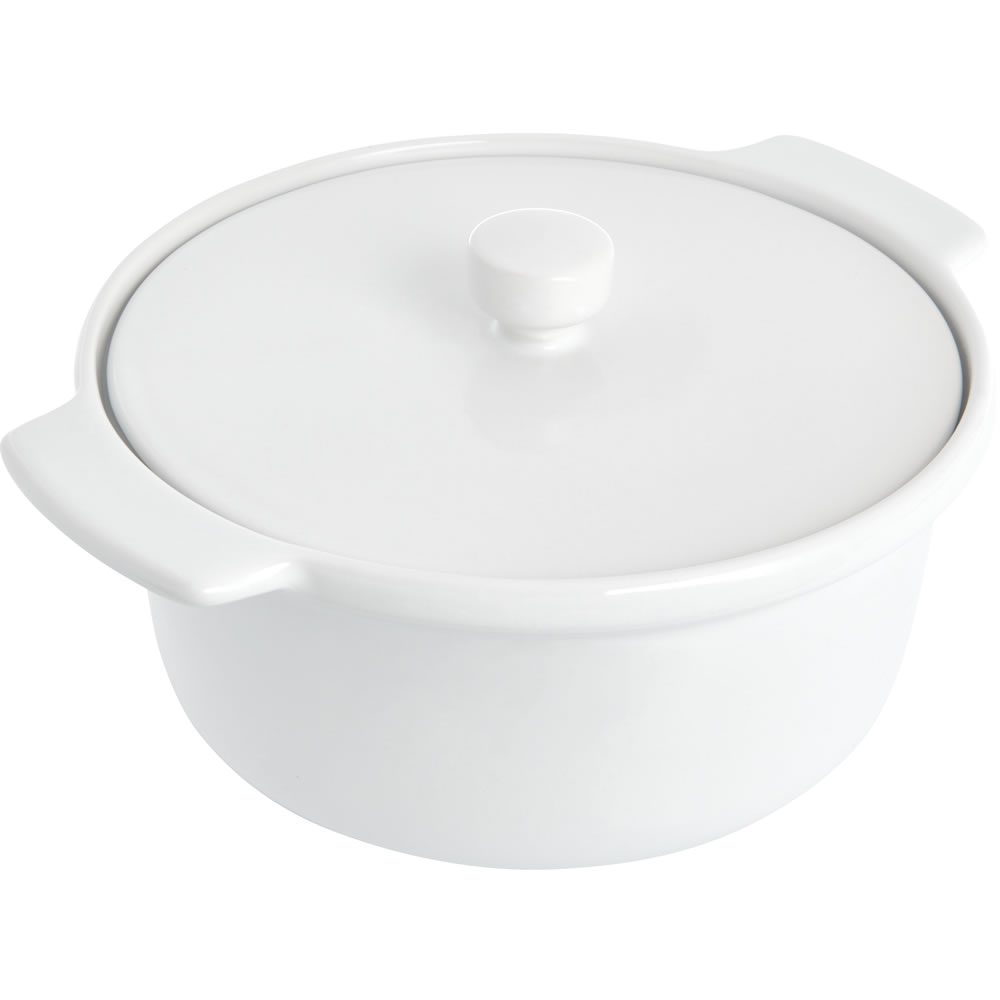 Wilko 29cm Ceramic Casserole Dish Image 1