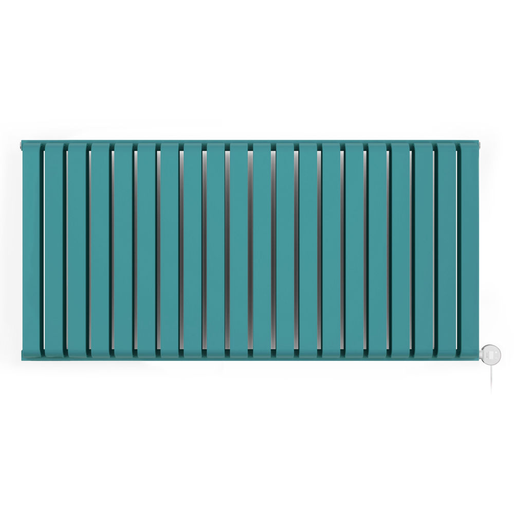 Terma Warp-Room E Wi-Fi Matt Teal Electric Radiator 1500W 630 x 1305mm Image 3