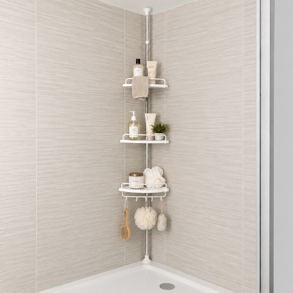 Avilo Adjustable Corner Shelving Unit Image 4